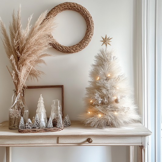 DIY Pampas Christmas Tree - Make your own pampas tree